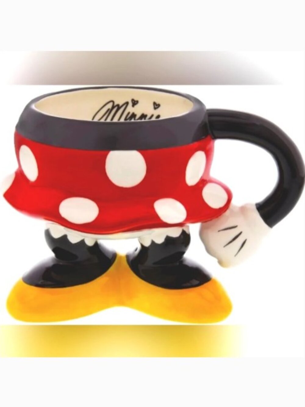 Disney Theme Parks Exclusive Minnie Mouse Ceramic Coffee Mug